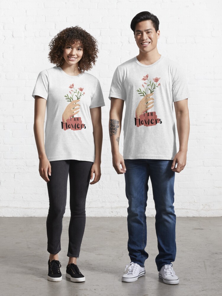 Natural As I Am Flower Lady Short-Sleeve Unisex T-Shirt