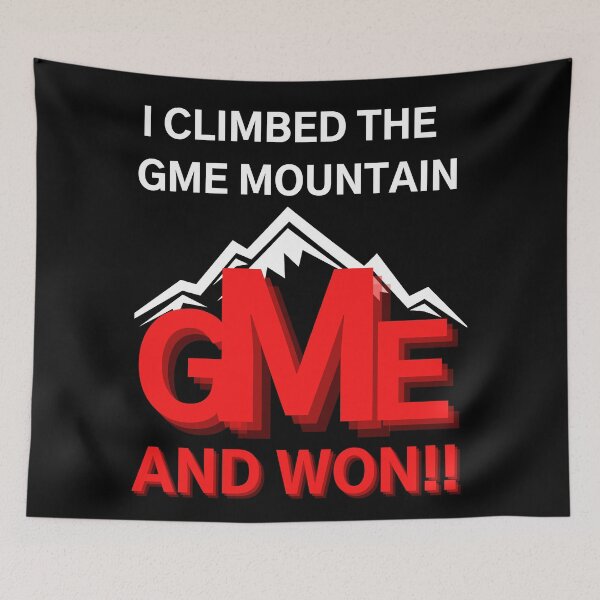 Item preview, I climbed the GME Mountain - and won - White designed and sold by BarthasBasement.