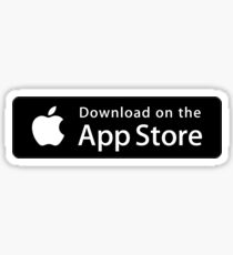 Download on the App Store Button Sticker