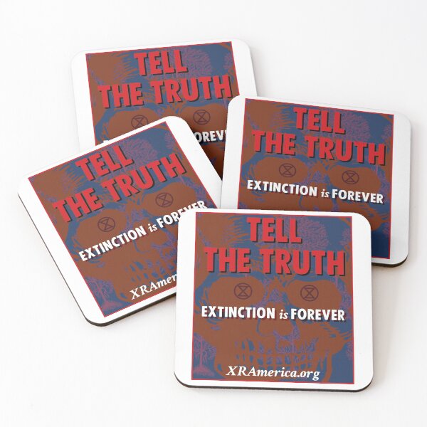 Item preview, Tell the Truth: Extinction is Forever XR America (brown/blue) designed and sold by XR-America.
