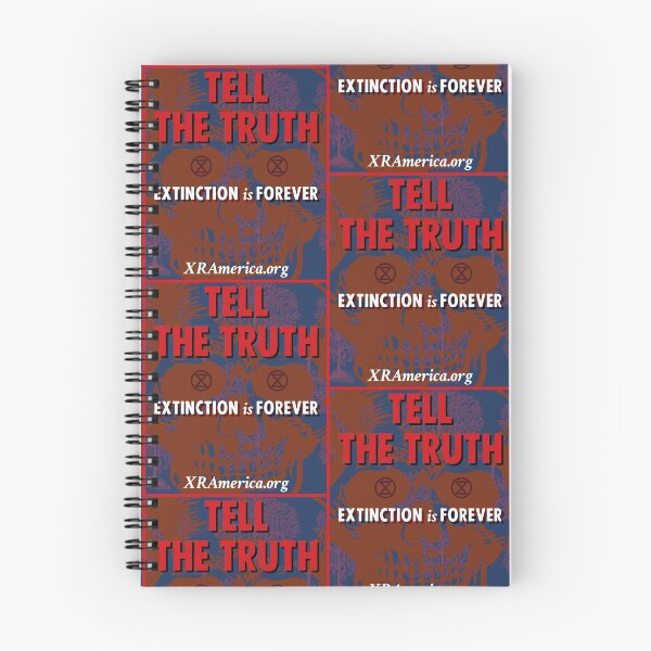 Item preview, Tell the Truth: Extinction is Forever XR America (brown/blue) designed and sold by XR-America.