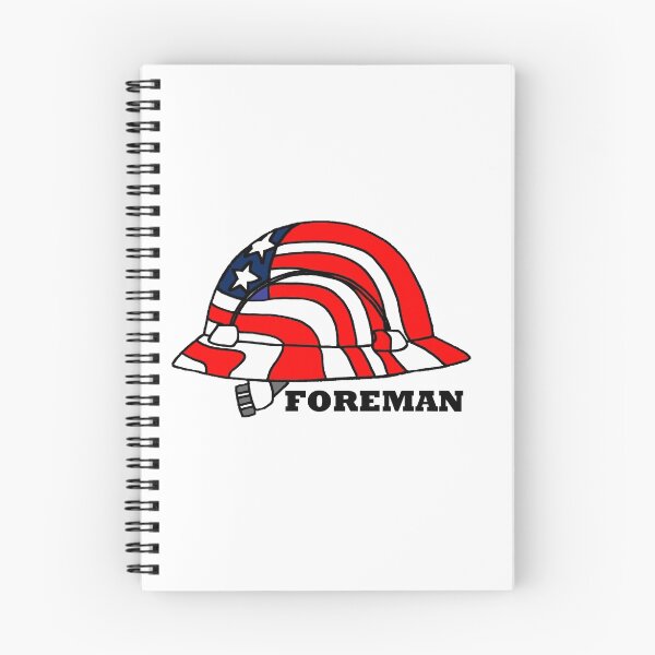 Item preview, Foreman Construction Hard Hat America designed and sold by Michael Garber.