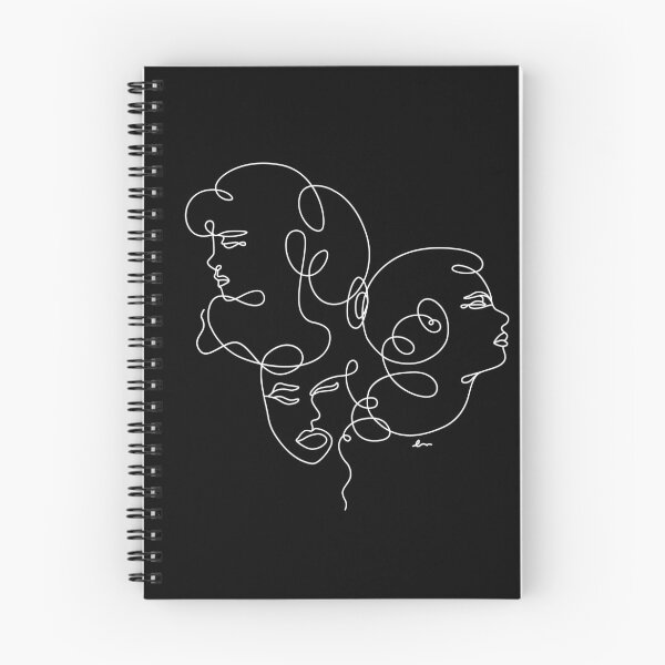 Item preview, Linear Art Abstract Portrait Three Girls 3 designed and sold by makart2.