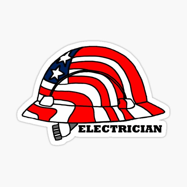 Artikel-Vorschau von Elektriker American Hard Hat Construction, designt und verkauft von Michael Garber.