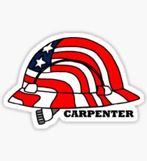 Pegatina Carpenter American Hard Hat
