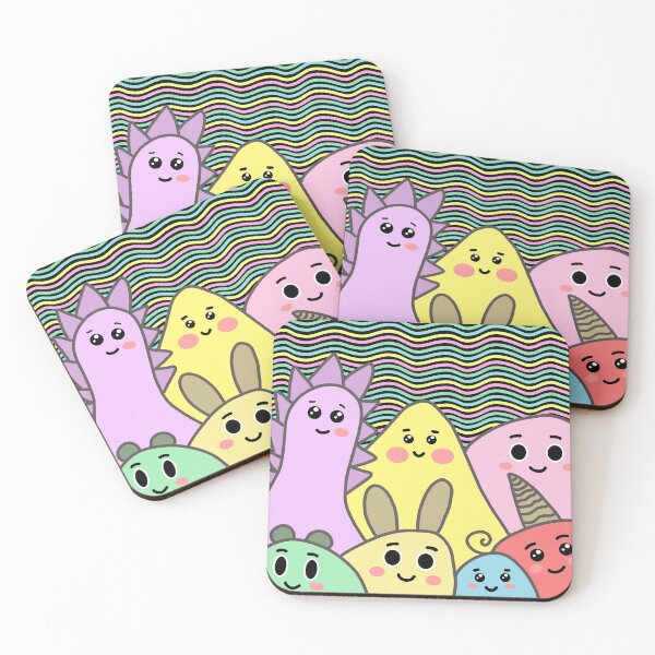 Item preview, cute colorful creatures designed and sold by g v.