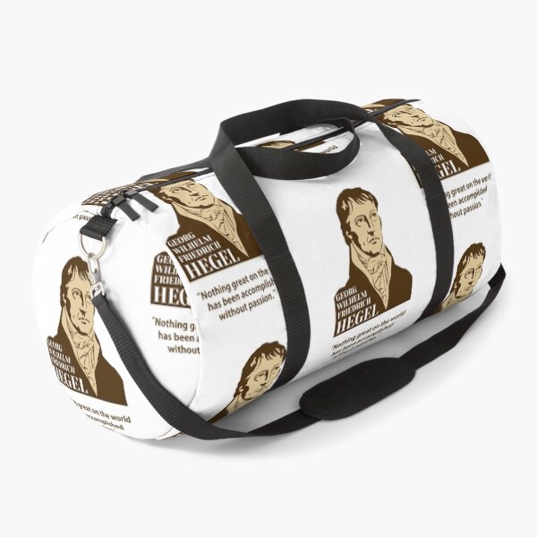 Item preview, Hegel, Georg Wilhelm Friedrich Hegel, philosopher, quotes, Nothing great on the world has been accomplished without passion. designed and sold by challengecafe.