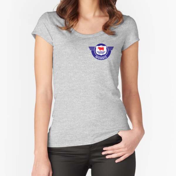 The Mighty Morris Cars Logo Fitted Scoop T-Shirt