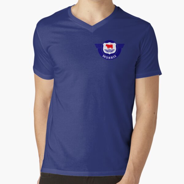 The Mighty Morris Cars Logo V-Neck T-Shirt