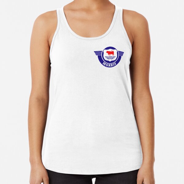 The Mighty Morris Cars Logo Racerback Tank Top
