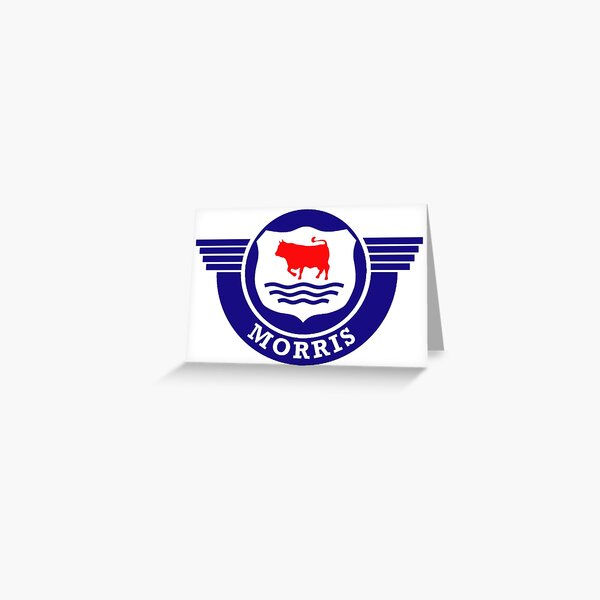 The Mighty Morris Cars Logo Greeting Card
