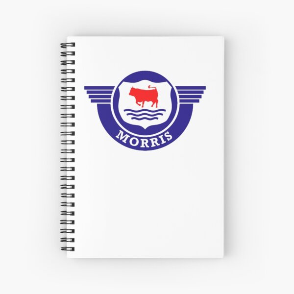 The Mighty Morris Cars Logo Spiral Notebook