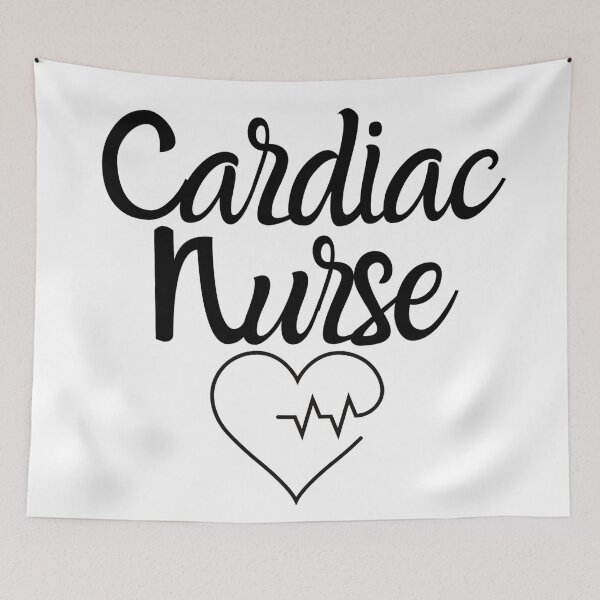 Item preview, Cardiac nurse - nurse gift/present (black)  designed and sold by PickaSticka.