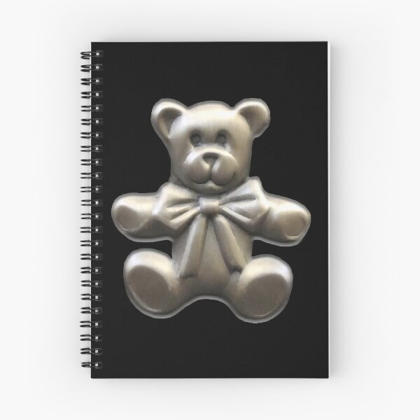 Item preview, Antiqued Silver Clay Teddy Bear designed and sold by janraydesigns.