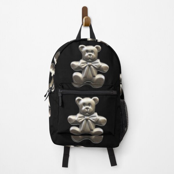 Item preview, Antiqued Silver Clay Teddy Bear designed and sold by janraydesigns.
