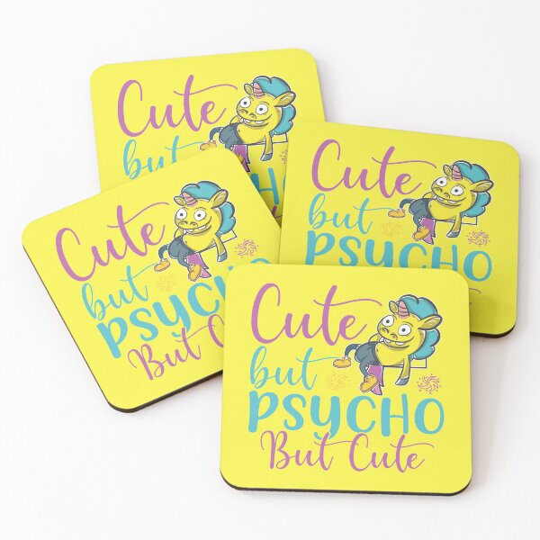 Item preview, Cute But Psycho But Crazy Unicorn | Sarcastic designed and sold by Petra Becker.