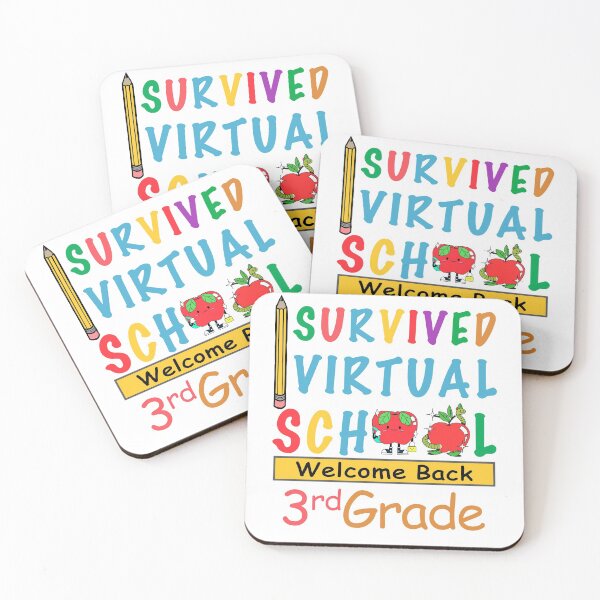 Item preview, i survived virtual school funny 3rd grade teacher back to school 2021 i survived virtual teaching designed and sold by GoodyLeo.