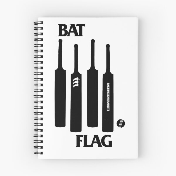 Item preview, Bat Flag Paddington Rabbits Hardcore Cricket Logo designed and sold by PadRabbits.