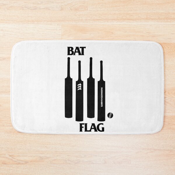 Item preview, Bat Flag Paddington Rabbits Hardcore Cricket Logo designed and sold by PadRabbits.