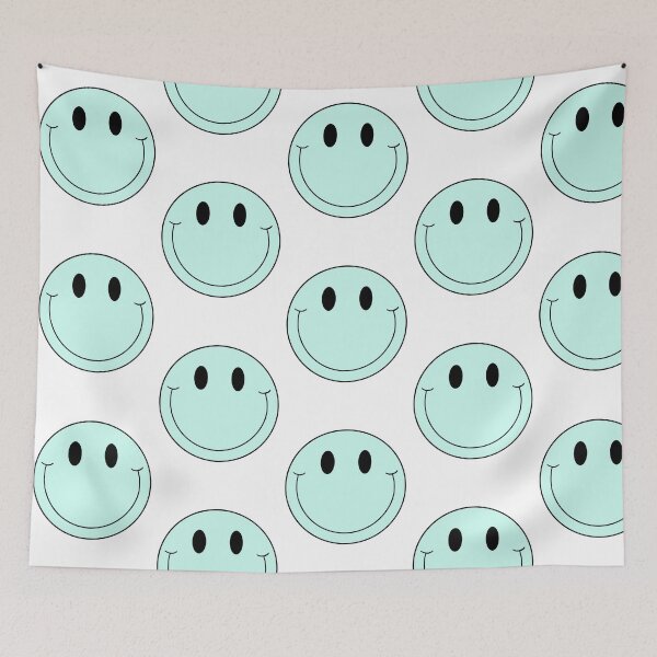 Item preview, Blue smiley face  designed and sold by cambrieadams.
