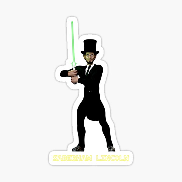 Saberham Lincoln Sticker