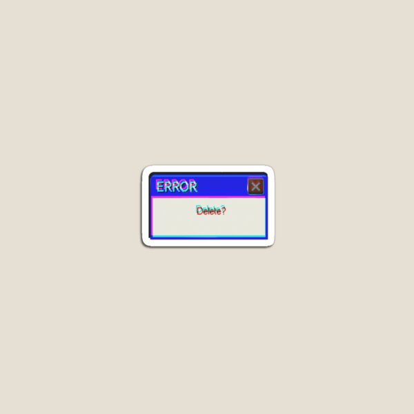 Aperçu de l'œuvre Erreur Windows Esthétique créée et vendue par TheGoldPool.
