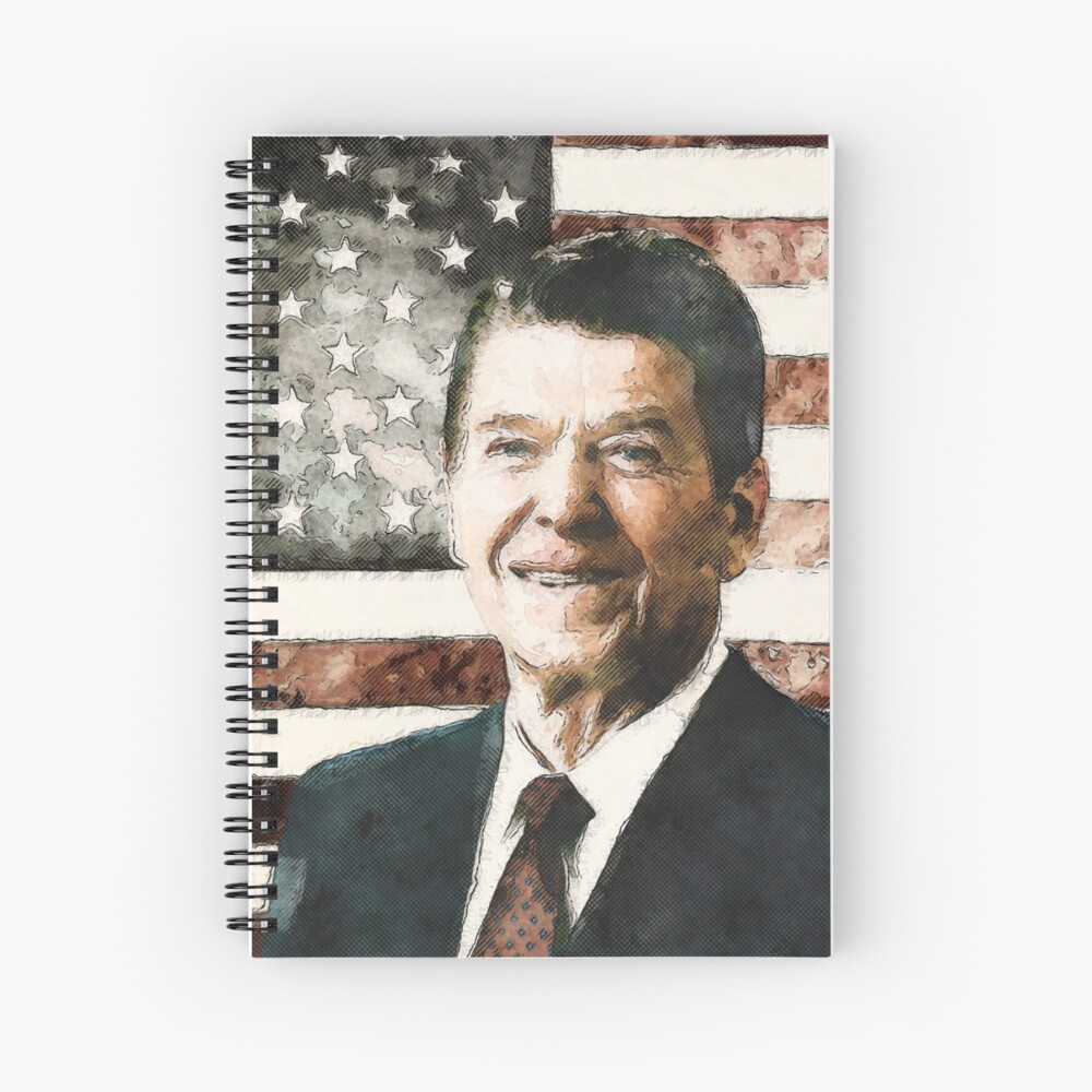 President Ronald Reagan Spiral Notebook