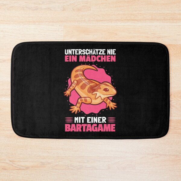 Item preview, Girl with bearded dragon lizard owner saying designed and sold by madgrfx.