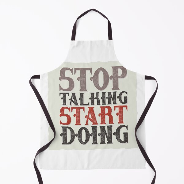 Item preview, motivational quote lettering stop talking start doing designed and sold by Sya Prints.