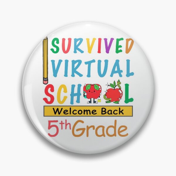 Item preview, i survived virtual school funny 5th grade teacher back to school 2021 i survived virtual teaching designed and sold by GoodyLeo.