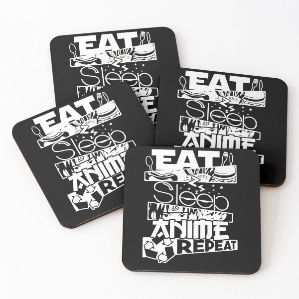 Item preview, Eat Sleep Anime Repeat  designed and sold by TeeSwagDesings1.