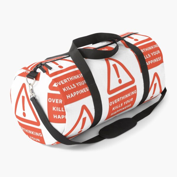 Item preview, Overthinking Kills Your Happiness | Overthinking | Warning | Red | Mental Health designed and sold by itsokaybyme.