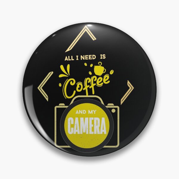 Item preview, All I need is coffee and my Camera t-shirt designed and sold by Artezia.