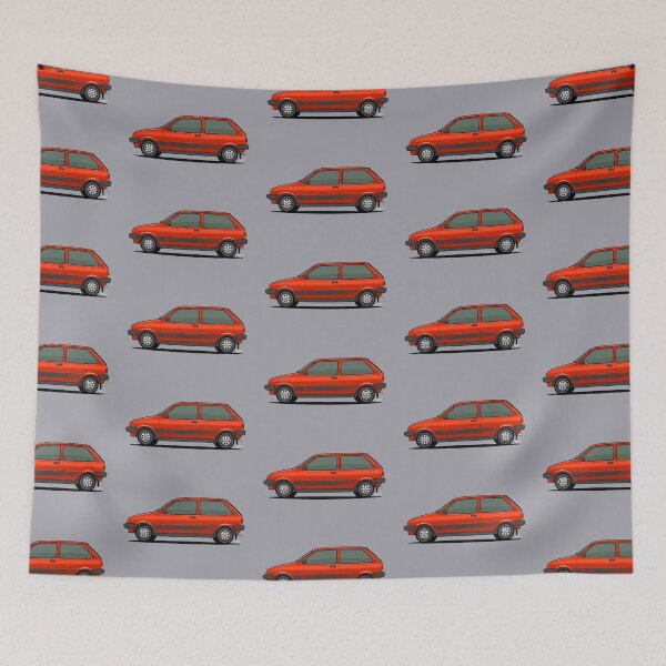 Item preview, MG Metro Single Illustration - Red designed and sold by RJWautographics.