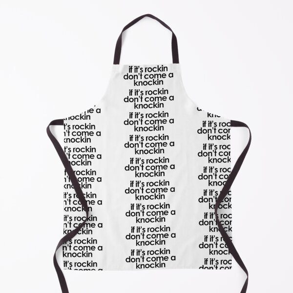 Item preview, if its rockin dont come a knocking - (black writing-transparent) designed and sold by dodgerock.
