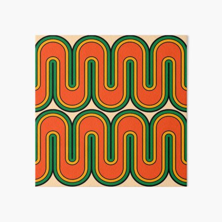 Item preview, 70s Retro Vintage Style Geometric Abstract 528 designed and sold by tonymagnerart.