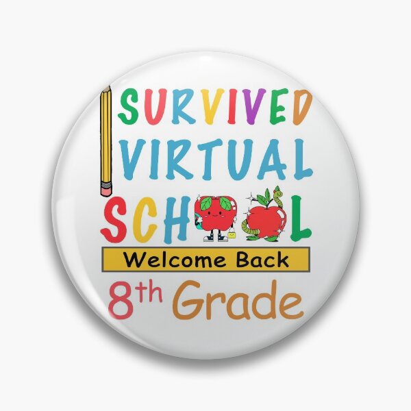 Item preview, i survived virtual school funny 8th grade teacher back to school 2021 i survived virtual teaching designed and sold by GoodyLeo.