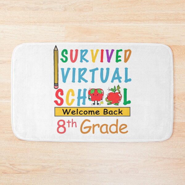 Item preview, i survived virtual school funny 8th grade teacher back to school 2021 i survived virtual teaching designed and sold by GoodyLeo.