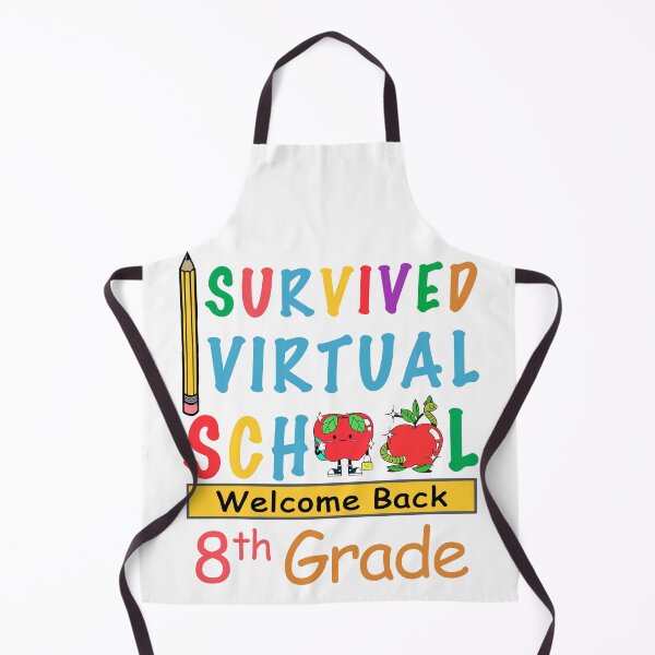 Item preview, i survived virtual school funny 8th grade teacher back to school 2021 i survived virtual teaching designed and sold by GoodyLeo.