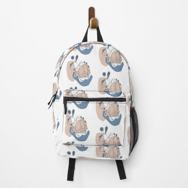 Item preview, Beige and blue sea monster designed and sold by ArtinaStudio.