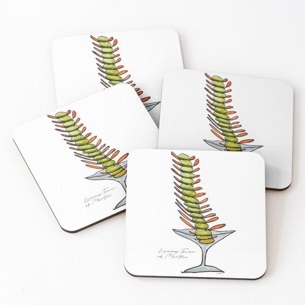 Item preview, Leaning Tower of Martini designed and sold by Norma Elyse Lindahl.