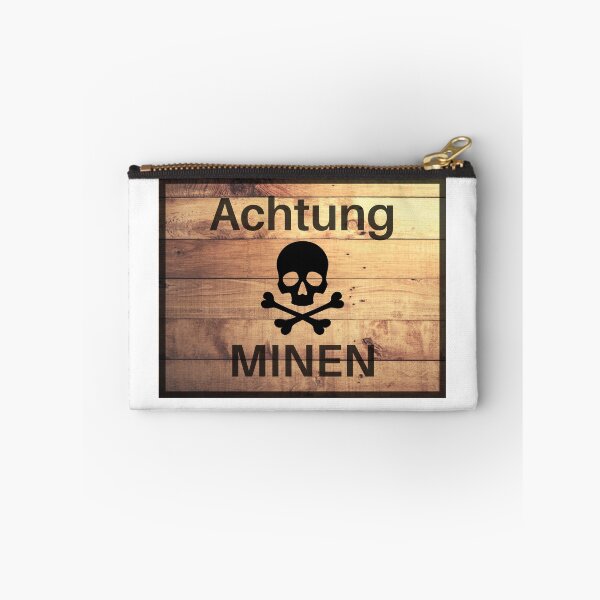 Item preview, Achtung Minen! German landmine sign designed and sold by JoeGalaxy.
