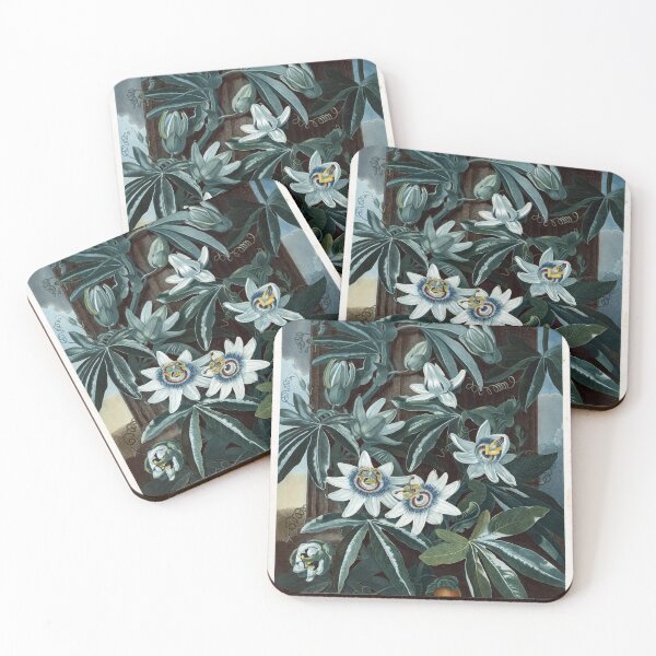 Item preview, Vintage Botanical Print: The Blue Passion-flower 1799-1807 designed and sold by Douglas E. Welch Design and Photography.