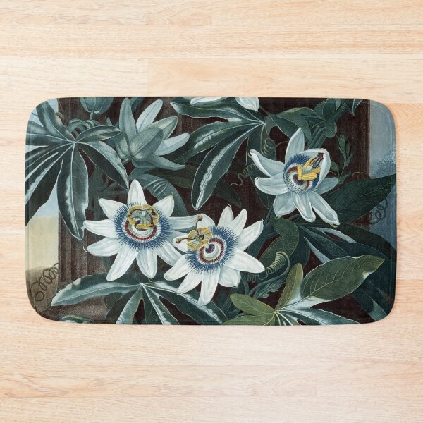 Item preview, Vintage Botanical Print: The Blue Passion-flower 1799-1807 designed and sold by Douglas E. Welch Design and Photography.