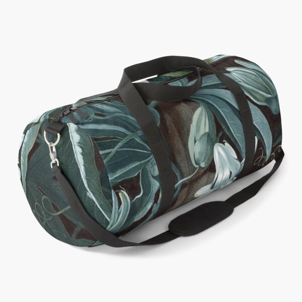 Vintage Botanical Print: The Blue Passion-flower 1799-1807 Duffle Bag