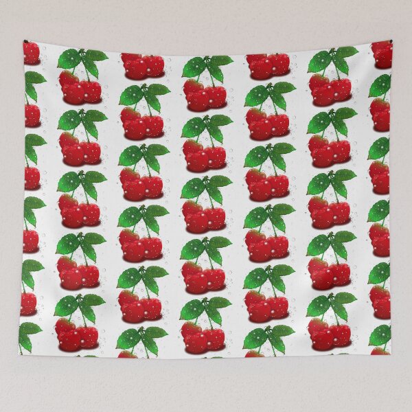 Item preview, Best Red Cherries Pattern Design designed and sold by Zareen Sayyed.