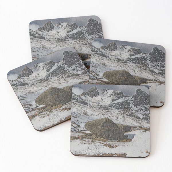 Item preview, Digital Art North Peak of Cobbler  Narnain Boulder Scotland designed and sold by Stravaigin.