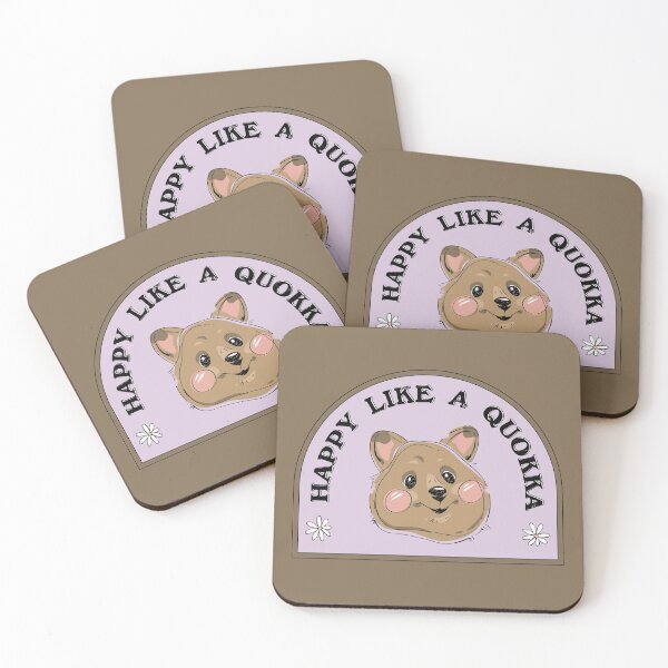 Item preview, Happy Like a Quokka 4 designed and sold by art-by-gui.