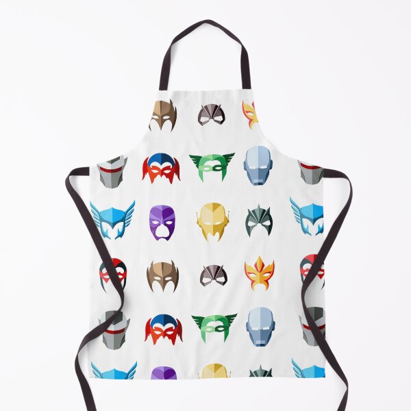 Item preview, super hero masks face flat style designed and sold by Sya Prints.