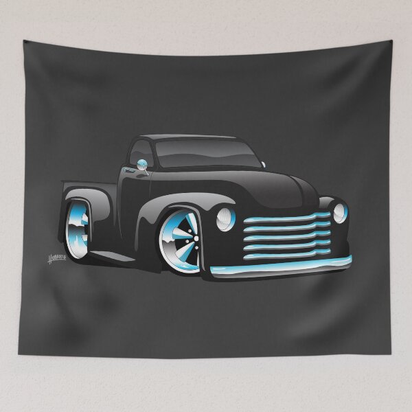 Item preview, Hot Rod Pickup Truck Cartoon designed and sold by hobrath.